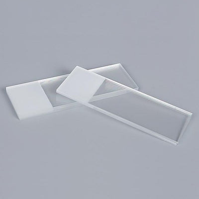 Microscope slides, frosted end