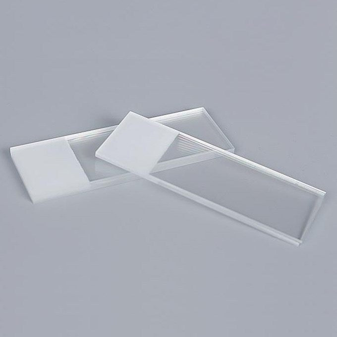 Microscope slides, frosted end