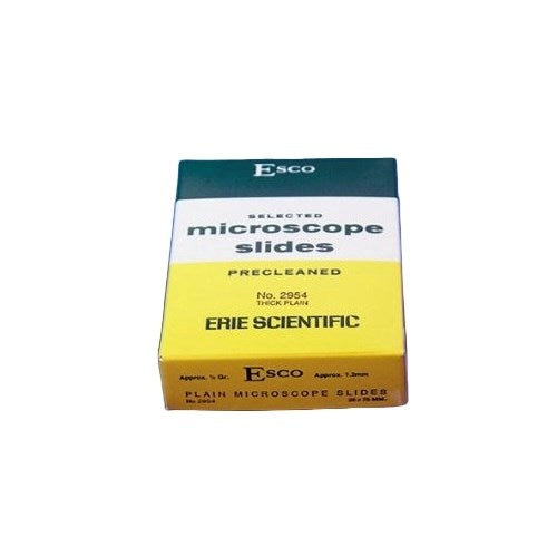 Uncoated glass slides