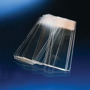 Plastic microscope slides, PS