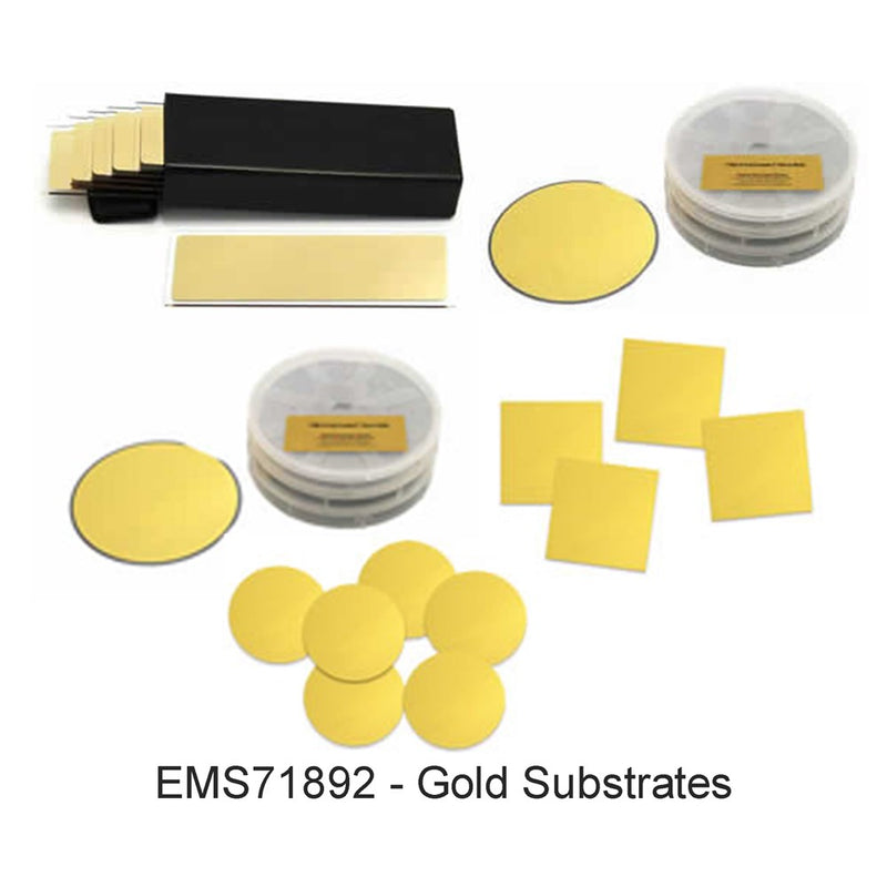 Gold coated substrates