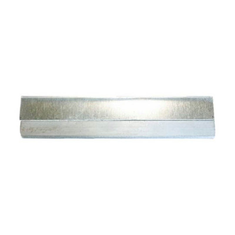 Extra long stainless steel razor blades, single edge