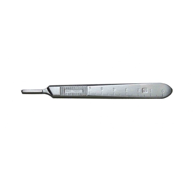 Bard-Parker stainless steel graduated scalpel handle, 