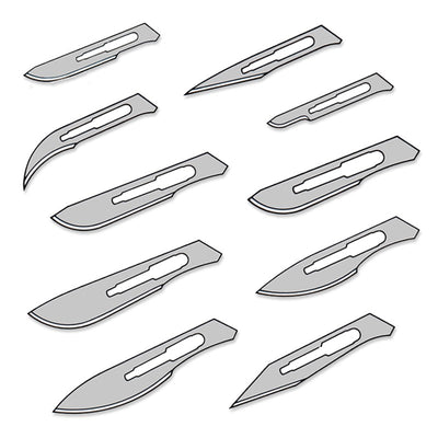 Feather scalpel blades and handles