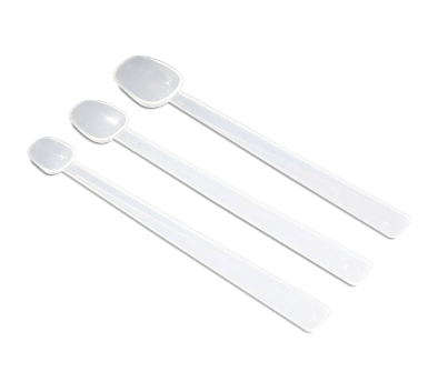 Earth-Friendly sampling spoons, long handle