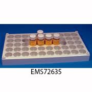 Scintillation vial racks