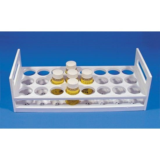 Scintillation vial racks