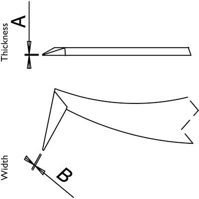 Dumont tweezers style 6 (EMS)