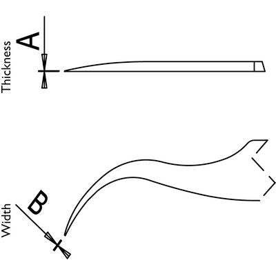 Dumont self-closing tweezers style N7