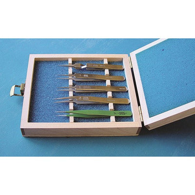 Dumont microscopy tweezers sets box (EMS)