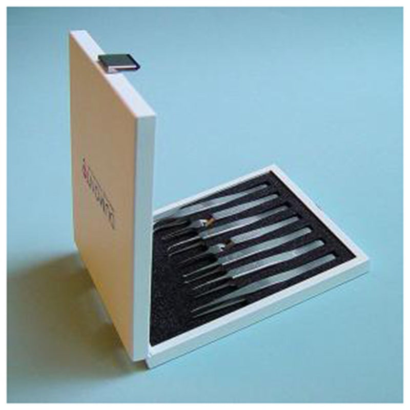 Dumont ultramicrotomy tweezers set and box (EMS)