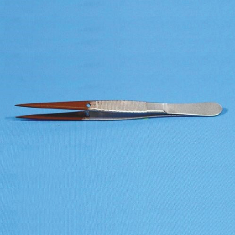 Nickel-plated forceps, PTFE coated