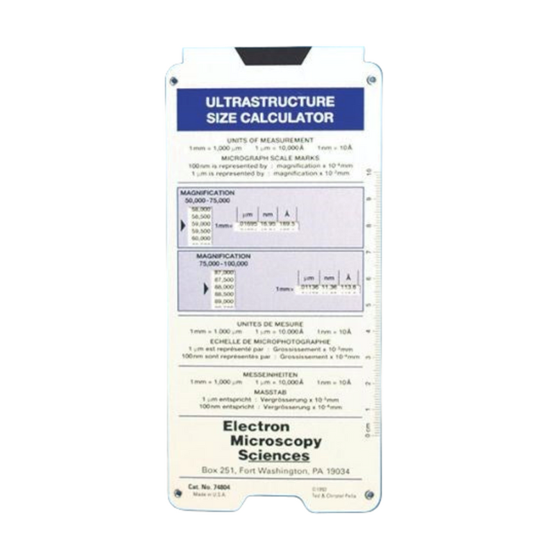 Ultrastructure unit conversion calculator