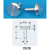 SEM specimen mounts for AMRAY-1400, pin mount