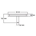 SEM large specimen mounts, pin mount