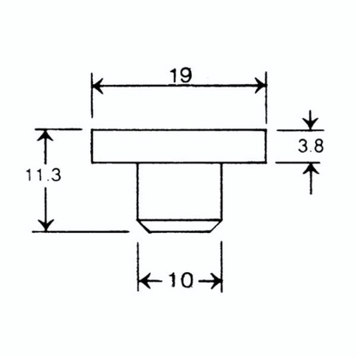 Coates and Welter SEM specimen mounts, pin mount