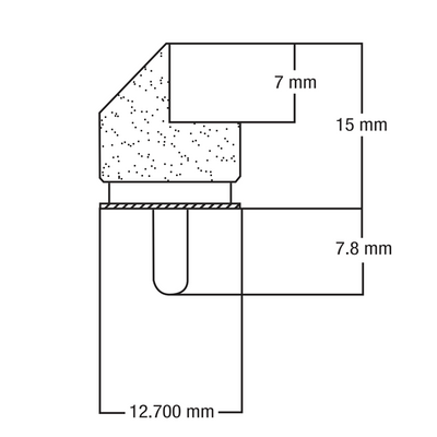 SEM 45/90 deg. specimen mounts, pin mount (EMS)