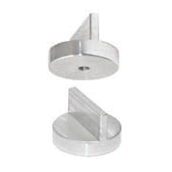 SEM double 90 deg. specimen mounts, M4 cylinder (EMS)