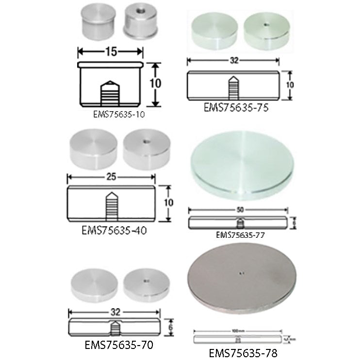 SEM large specimen mounts, M4 cylinder