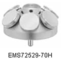SEM 45 deg. multi specimen pin mount holder, M4 cylinder