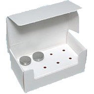 SEM specimen paper storage boxes, 8 pin mounts (EMS)