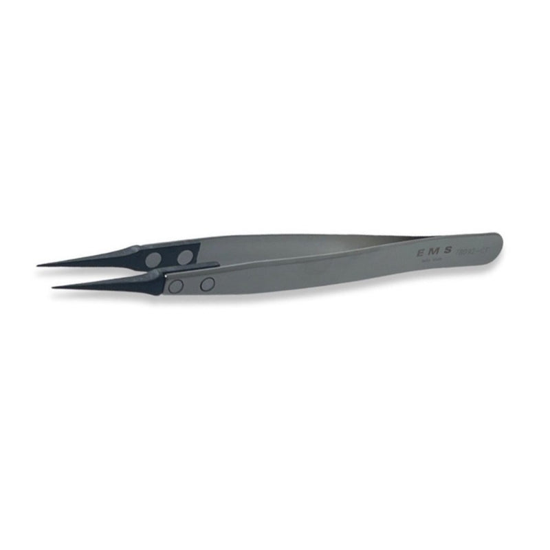 EMS premium fibre tip tweezers, style 5