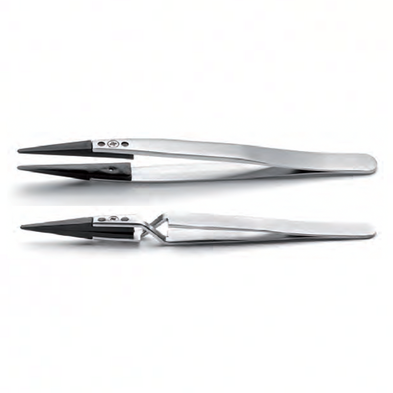 EMS plastic replaceable tip tweezers, style 2A