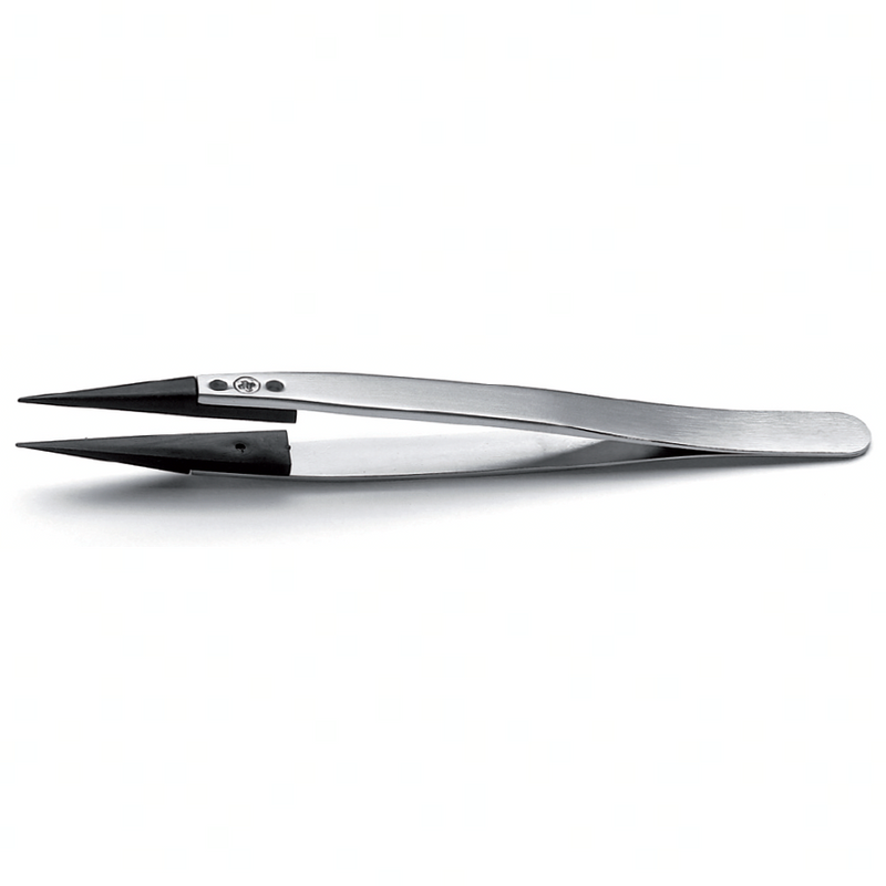 EMS plastic replaceable tip tweezers, style 3