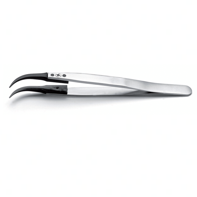 EMS plastic replaceable tip tweezers, style 7