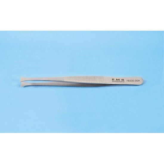EMS flat tip tweezers, style 35A