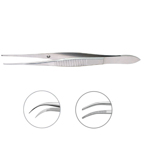 Iris dressing forceps