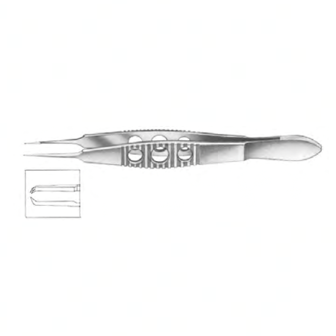 Castroviejo micro dissection forceps with tying platform