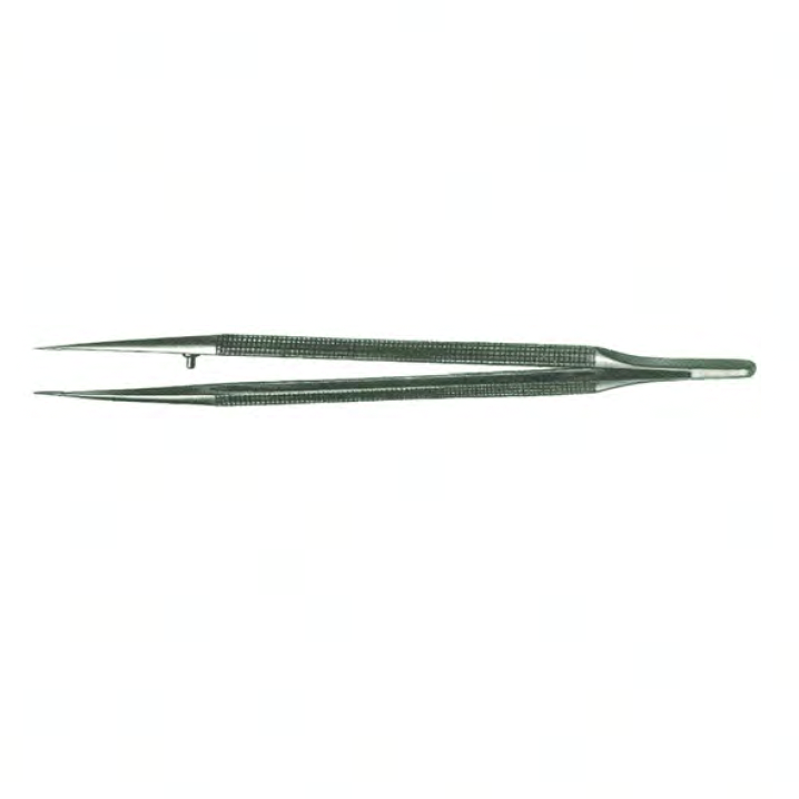 Microsurgery forceps with tying platform