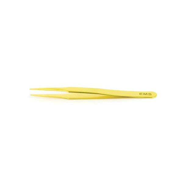 EMS gold plated tweezers, style 2A