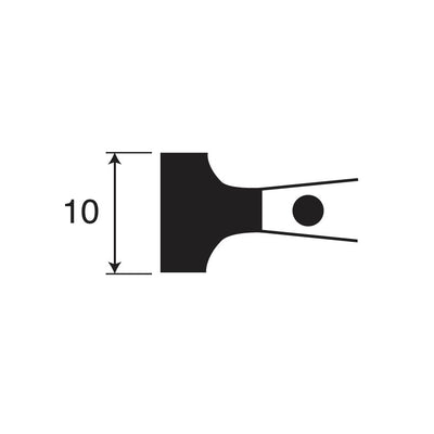EMS carbon fibre soft tip tweezers, style 51