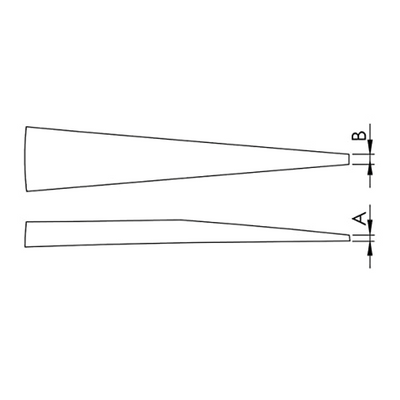 EMS high precision DLC tweezers, style 00