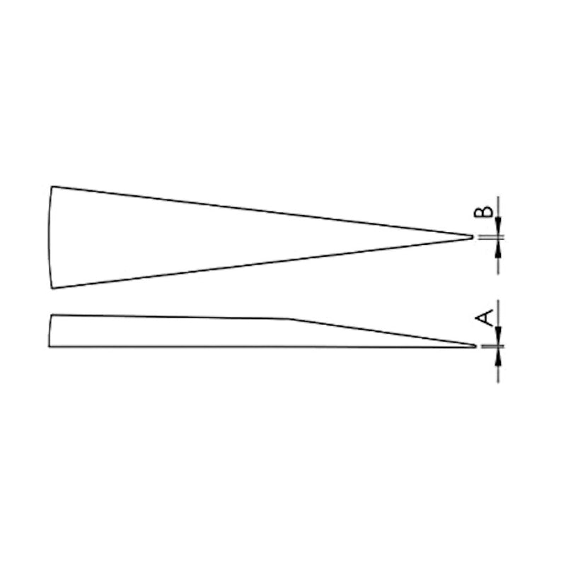 EMS high precision DLC tweezers, style 3C
