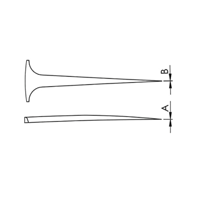 EMS high precision DLC tweezers, style 5