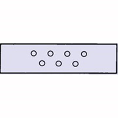 Multi-element microanalysis standards, special holder blocks