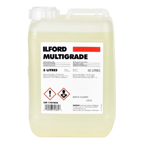 Ilford multigrade developer liquid