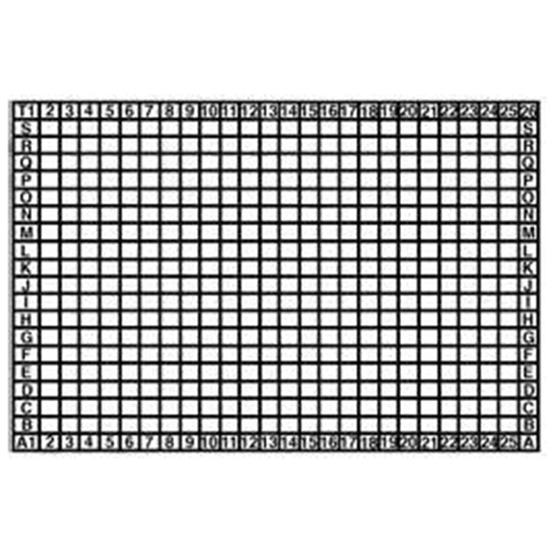 Alpha-numeric microwave oven tray, PP