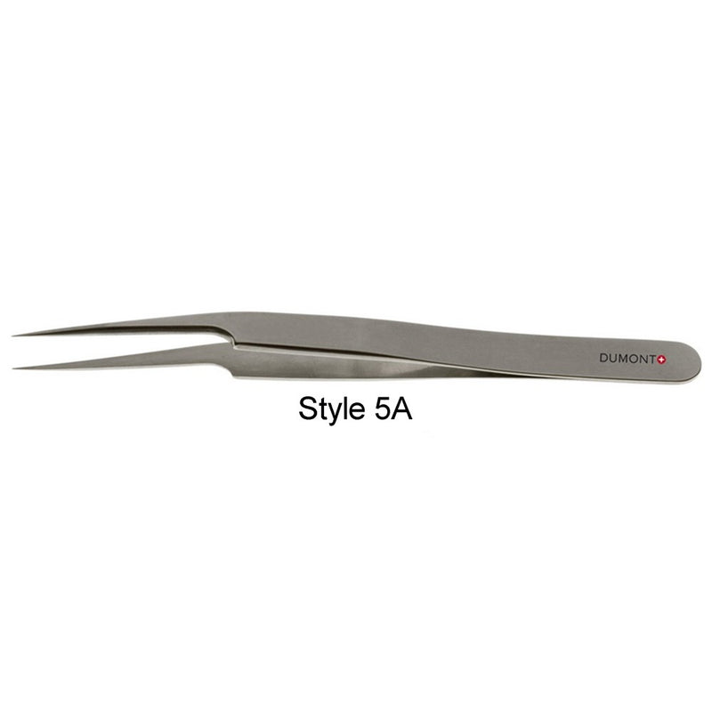 Dumont tweezers style 5A, serrated grip (EMS)