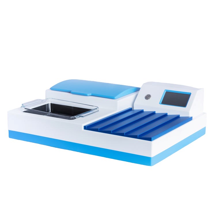 Combination tissue float bath and slide dryer unit