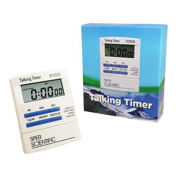 Talking timer – ProSciTech
