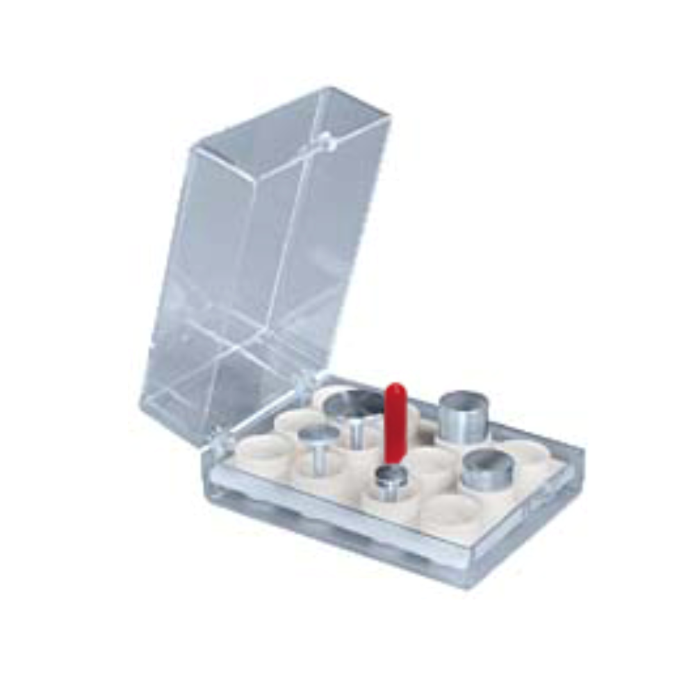 SEM mount storage box, 12 mounts - ProSciTech