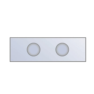 Microscope slides, twin cavity, 1.25mm thick