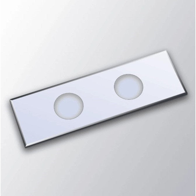 Microscope slides, twin cavity, 1.25mm thick