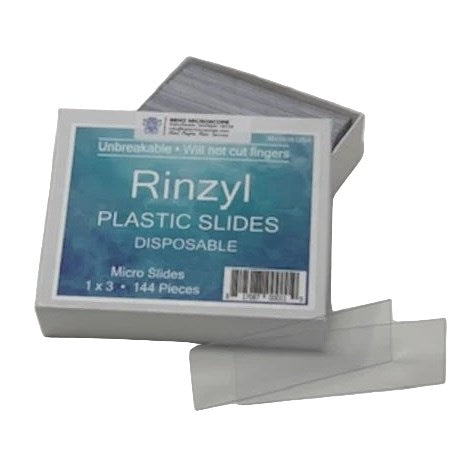 Rinzl plastic microscope slides