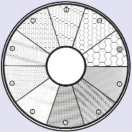 G46 eyepiece reticles, metallurgical (EMS)