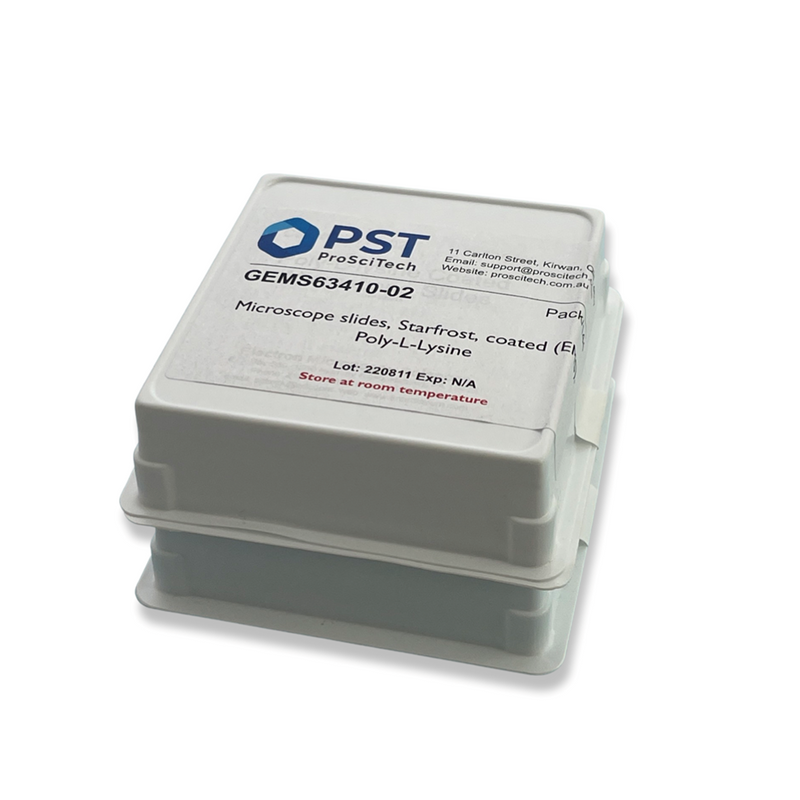 StarFrost microscope slides, coated (EMS)